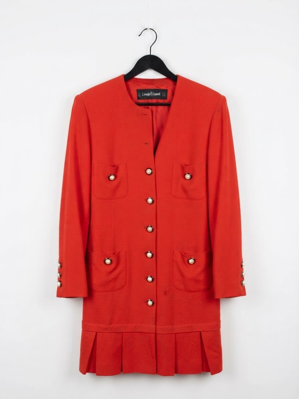 Classic Red Women's dress Louis feraud